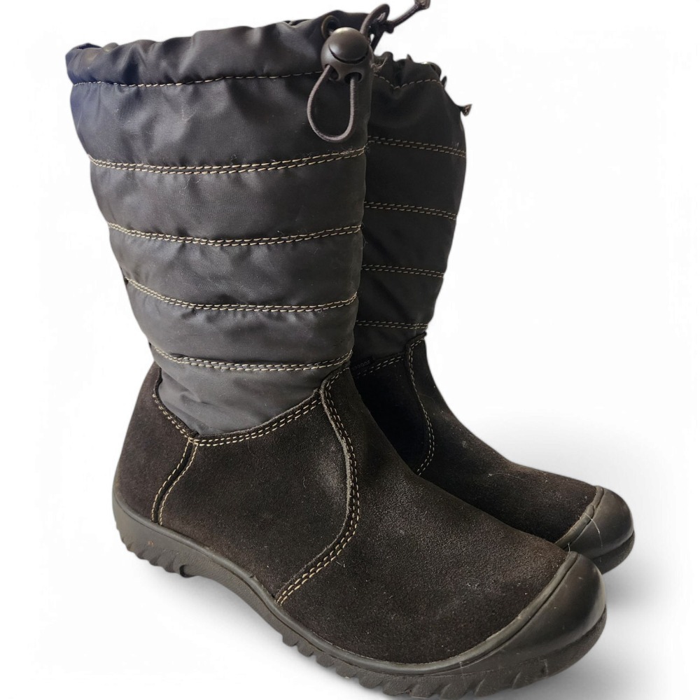 Sporto Ellie Waterproof Winter Boots Suede Leather with Zipper 8.5M - Picture 6 of 12